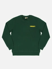 (I022070)COLLEGE SCRIPT SWEATSHIRT-CONIFER